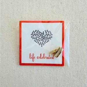 *Pave Horn Dangle Charm*  Retired KEEP COLLECTIVE Gold